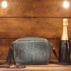 Camera Bag en Python vert bouteille