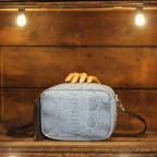 Light Blue Python Camera Bag