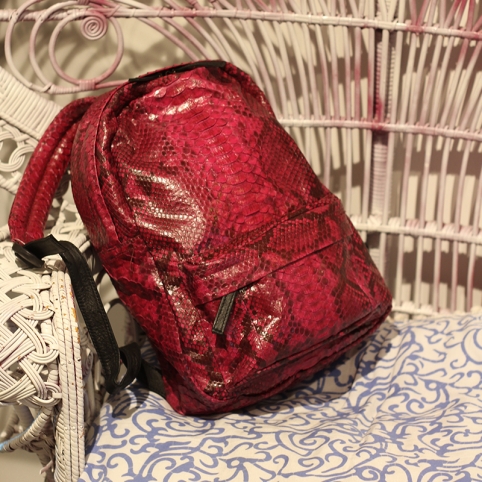 Red Python Backpack
