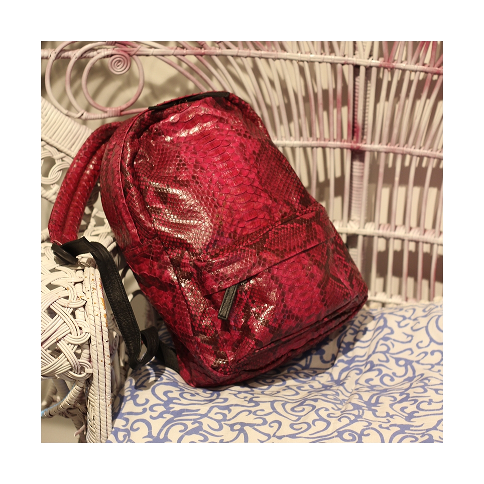 Red Python Backpack