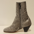 Bottes Hautes en python Blanc