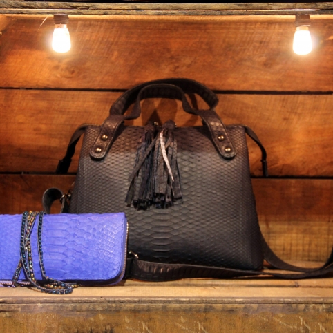 Bowling Bag Bleu Motif