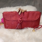 Red Clutch Pompon