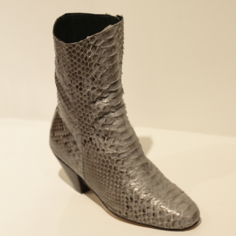 Bottes Hautes en python Blanc