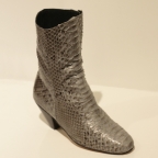 High boots white python size 37