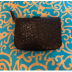 Black Python Small Wallet