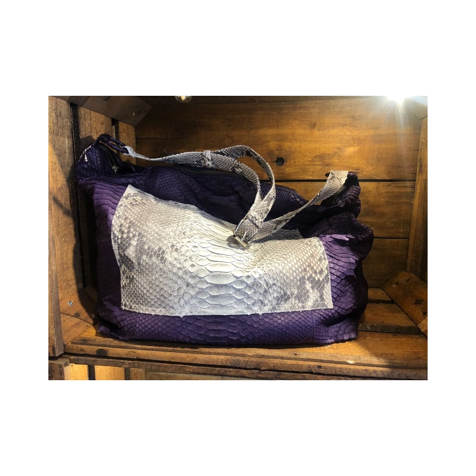 Shopping Bag en python couleur Violet