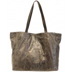 Grey Python Ultra Light Shopping Bag